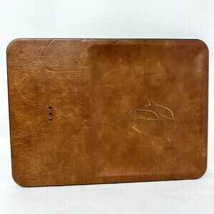 Courant CATCH:3 Saddle Leather Wireless Charger Valet Tray Dolphin 10W
